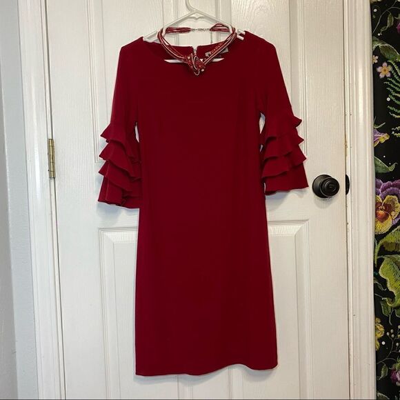 Danny and Nicole Red Dress - Picture 7 of 12